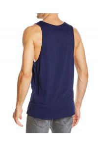 JACK & JONES NAPISY GRANATOWA KOSZULKA BEZ RĘKAWÓW TANK TOP