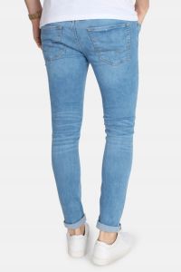 Jack&Jones Dopasowane Błętkitne Jeansy Rurki Skinny Fit