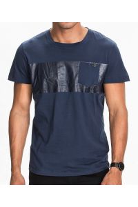 JACK & JONES GRANATOWA KOSZULKA FANN