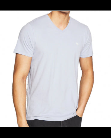 ABERCROMBIE FITCH Jasnoniebieski T-Shirt V-Neck