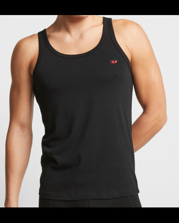 DIESEL Czarny T-Shirt Koszulka Tank Top
