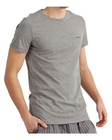 DIESEL Szara Koszulka O-neck Klasyczna