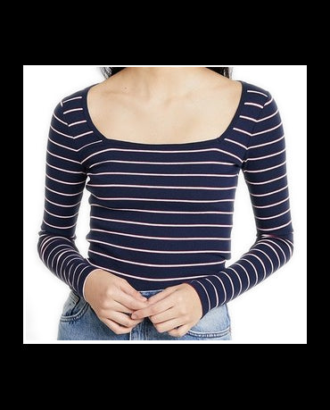 HOLLISTER Bluzka W Paski Z Długim Rękawem