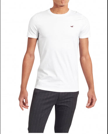 HOLLISTER California White Tshirt Biały O-Neck
