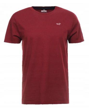 Hollister Dark Burgundy T-Shirt Classic O-Neck