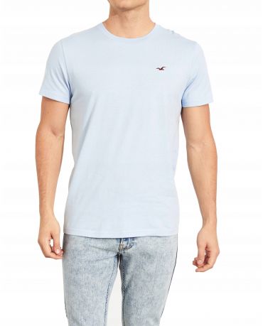 Hollister Light Blue T-Shirt Classic O-Neck