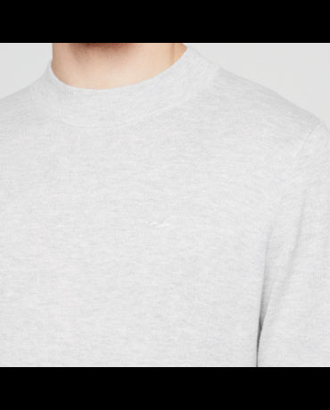 HOLLISTER Light Grey Sweter Męski