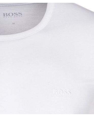 HUGO BOSS Biała Koszulka O-neck