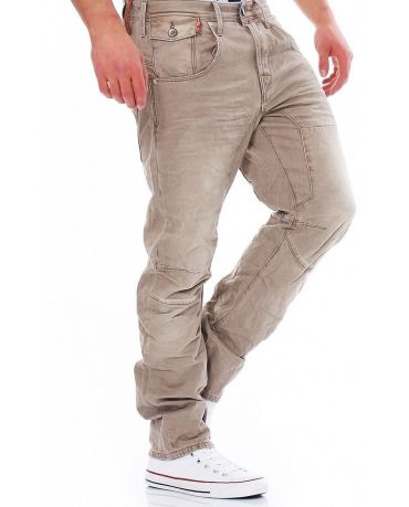 Jack & Jones Beżowe Jeansy Stan Osaka Camel