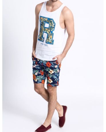JACK & JONES BIAŁA KOSZULKA BEZ RĘKAWÓW TANK TOP