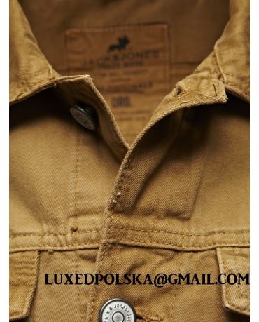 JACK & JONES BRĄZOWA KURTKA JEAN JACKET