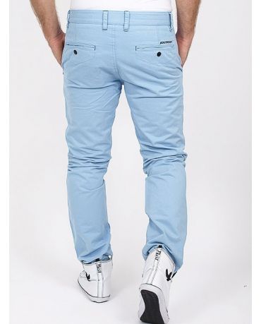 Jack & Jones Chinosy Błękitne Spodnie Męskie