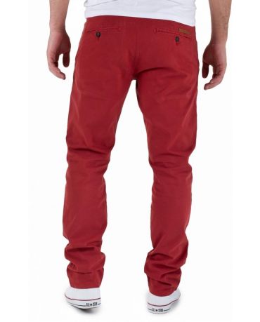 Jack & Jones Chinosy Ceglane Spodnie Męskie