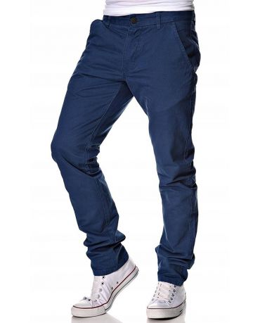 Jack & Jones Chinosy Granatowe Regularny Krój Męskie