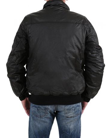 JACK & JONES CZARNA KURTKA PRZEJŚCIOWA S