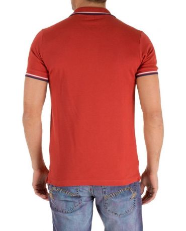 JACK & JONES KOSZULKA POLO CZERWONA S