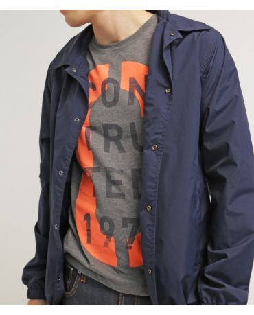 JACK & JONES KOSZULKA SZARA CONSTRUCTED