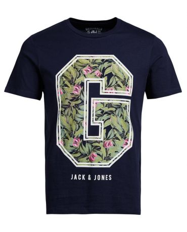 JACK & JONES KOSZULKA ZAPP GRANATOWA