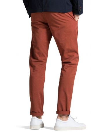 Jack&Jones Męskie Chinosy Czerwone Regular
