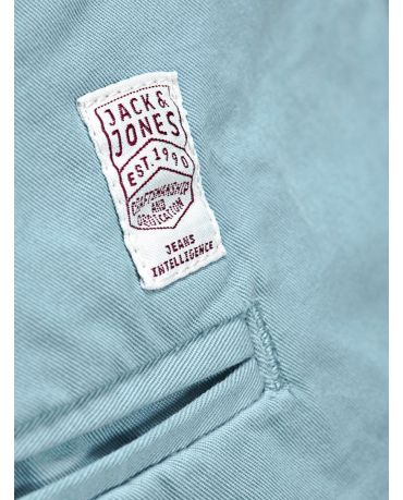 Jack&Jones Męskie Chinosy Niebieskie Regular