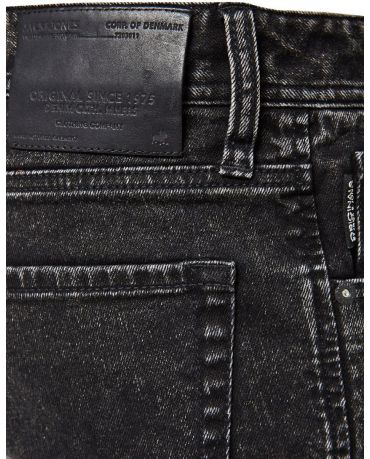 Jack&Jones Męskie Szare Jeansy z Dziurami  Skinny fit