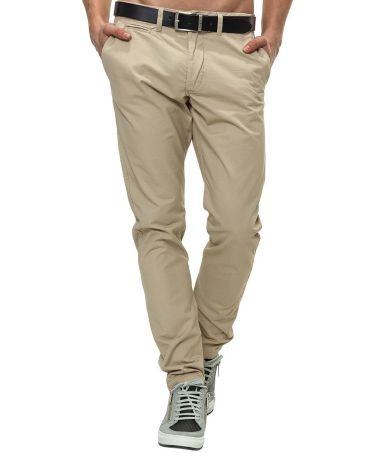 Jack&Jones Beżowe Chinosy Męskie Dopasowane