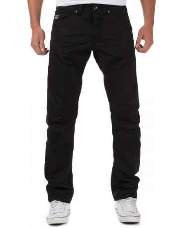 Jack&Jones Czarne Spodnie Materiałowe Luźne Anti Fit