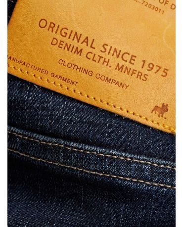 Jack&Jones Granatowe Rurki Męskie Skinny Fit