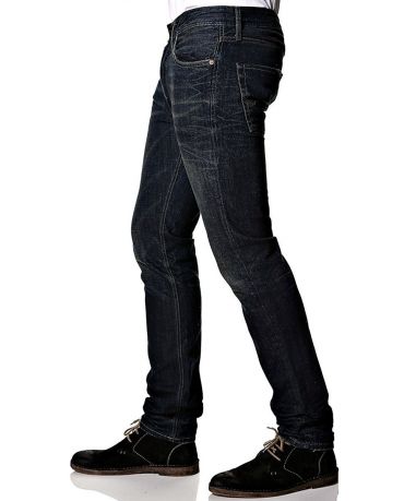 Jack&Jones Klasyczne Jeansy Granatowe Męskie Regular Fit