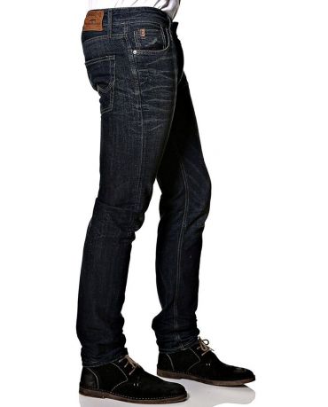 Jack&Jones Klasyczne Jeansy Granatowe Męskie Regular Fit