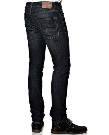 Jack&Jones Klasyczne Jeansy Granatowe Męskie Regular Fit
