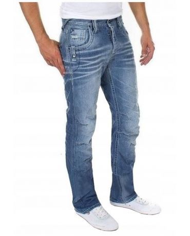 Jack&Jones Niebieskie Klasyczne Jeansy Slim Fit