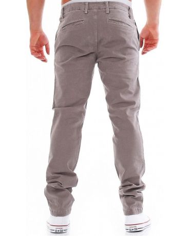 Jack&Jones Szare Chinosy Męskie Slim Fit
