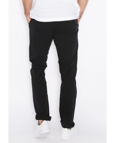 Only Sons Czarne Chinosy Slim Fit Zielona Nić
