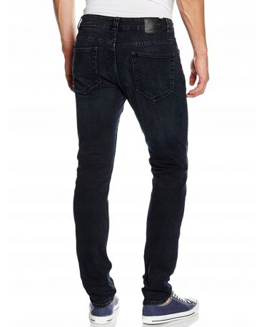 Only & Sons Klasyczne Granatowe Jeansy Slimowane