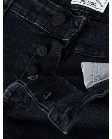 Only & Sons Klasyczne Granatowe Jeansy Slimowane