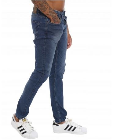 Only & Sons Miękkie Niebieskie Jeansy Męskie Slim Fit