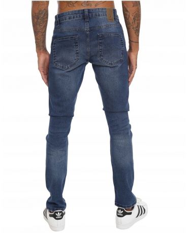 Only & Sons Miękkie Niebieskie Jeansy Męskie Slim Fit