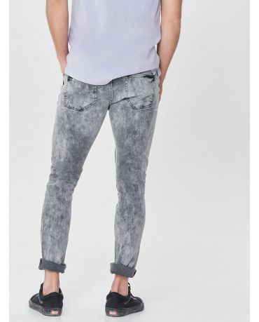 Only & Sons Miękkie Szare Jeansy Męskie Slim Fit