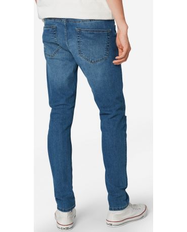 Only & Sons Przecięcia Na Kolanach Miękkie Niebieskie Jeansy Męskie