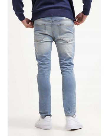 Only&Sons Błękitne Wygodne Jeansy Męskie Slim Fit