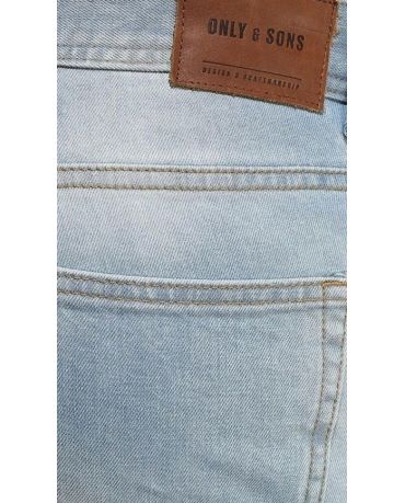 Only&Sons Błętkitne Jeansy Męskie Slim Fit Dopasowane