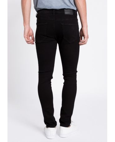 Only&Sons Czarne Jeansy Męskie Rurki Slim Fit