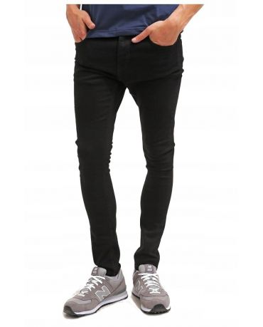 Only&Sons Czarne Jeansy Rurki Męskie Extreme Skinny Fit
