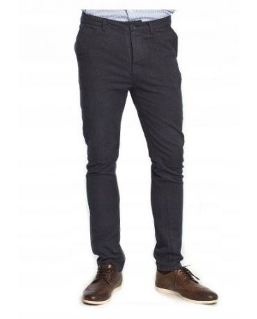 Only&Sons Granatowe Chinosy Męskie Skinny