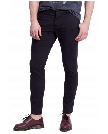 Only&Sons Granatowe Chinosy Slim Casual