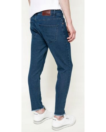 Only&Sons Granatowe Jeansy 7/8 Męskie