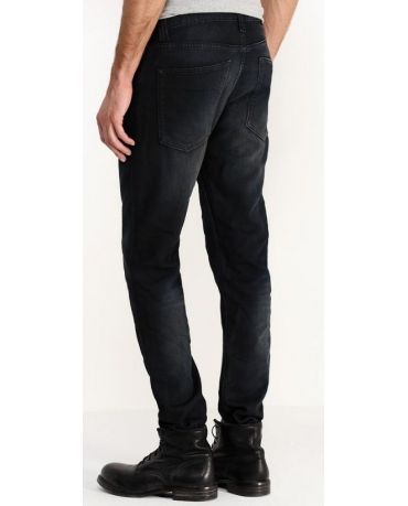 Only&Sons Luźne Granatowe Grafitowe  Jeansy Męskie Regular Fit