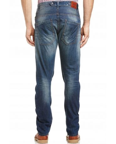 Only&Sons Niebieskie Jeansy Regularne Przetarcia