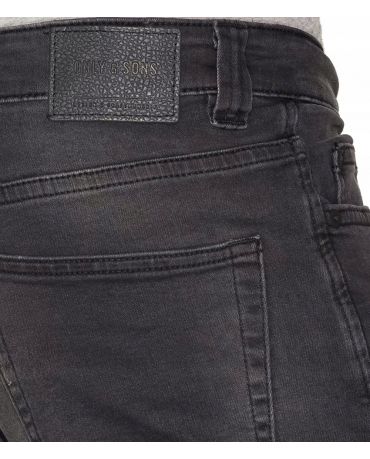 Only&Sons Ciemno Szare Cieniowane Jeansy Miękkie Wygodne